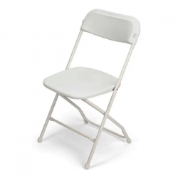 WHITE FOLDING CHAIR RENTAL