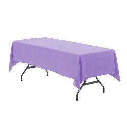 60 X 102 LAVENDER RECTANGULAR TABLECLOTH (6' TABLE)